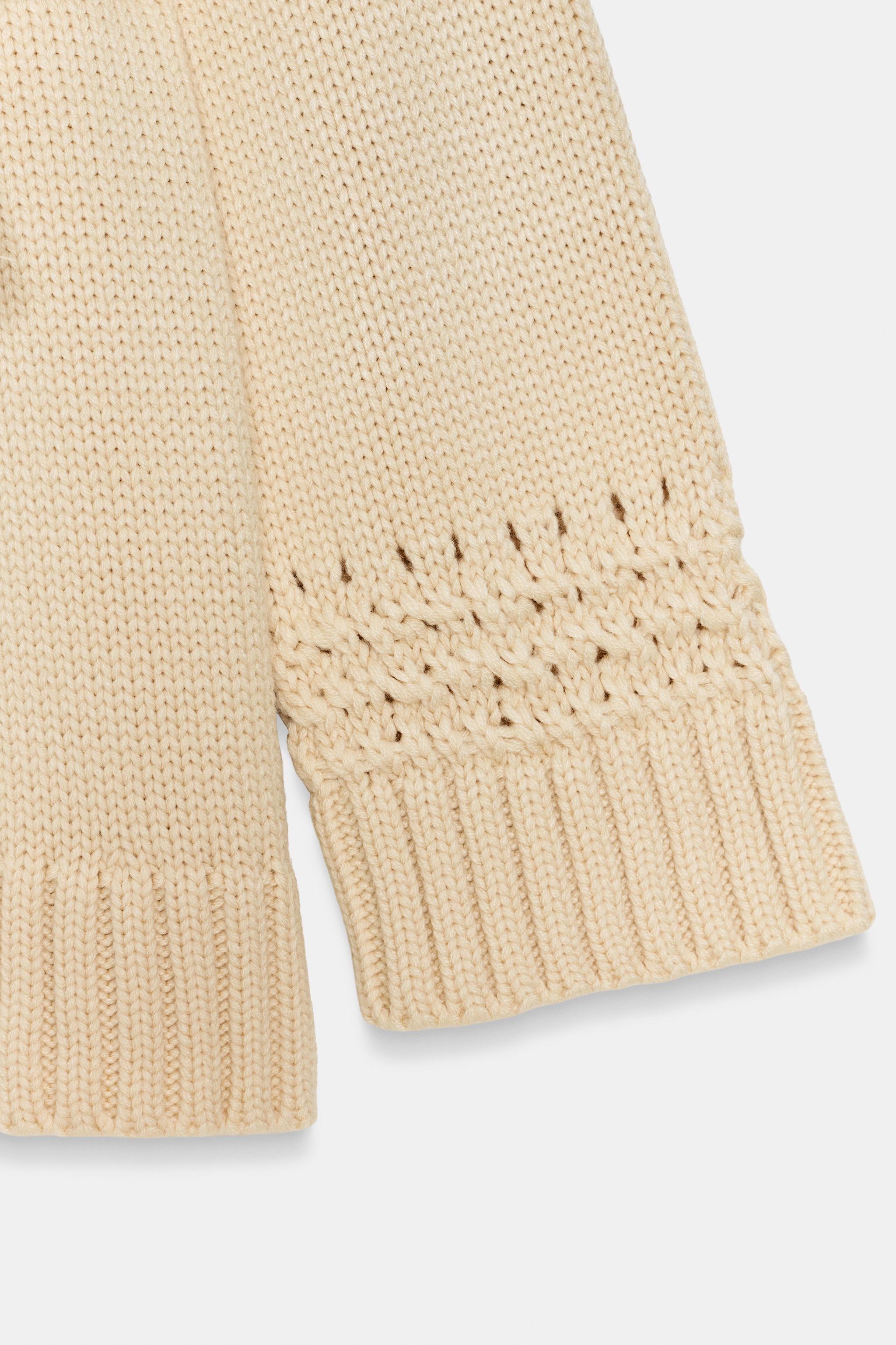 GILET KIMONO CROISÉ EN MAILLE